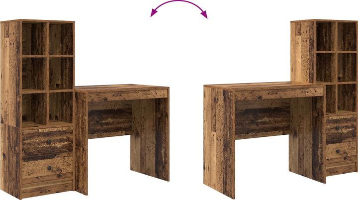 Produktbild vidaXL Schreibtisch (50 x 125.50 x 127 cm)