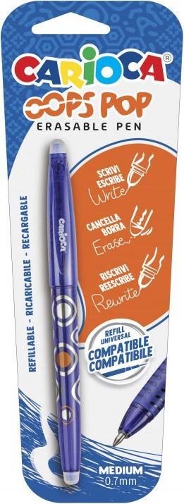 Actual product image Carioca Gel pen Oops Easy 0.7 mm, blue, packaging unit: 1 (Blue, 1x)