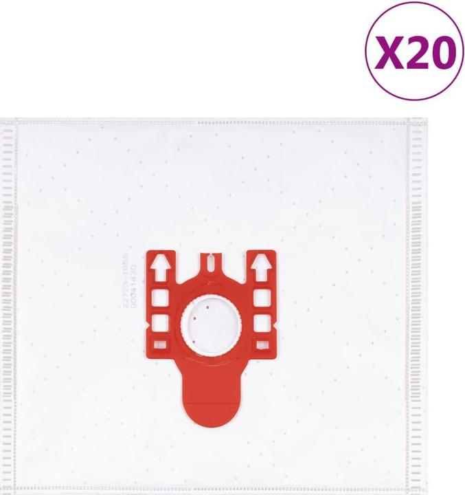 Produktbild vidaXL Staubsaugerbeutel für Miele FJM 20 Stk. (20 x)