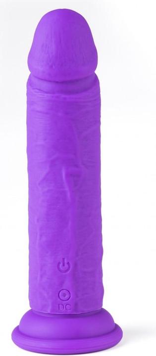 Actual product image Virgite REALISTIC VIBRATOR "R15" PURPLE 16.5 CM WITH REMOTE CONTROL