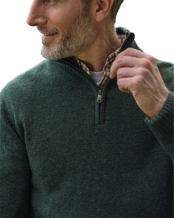 Produktbild Woolovers Lambswool Zip Neck Pullover (L)