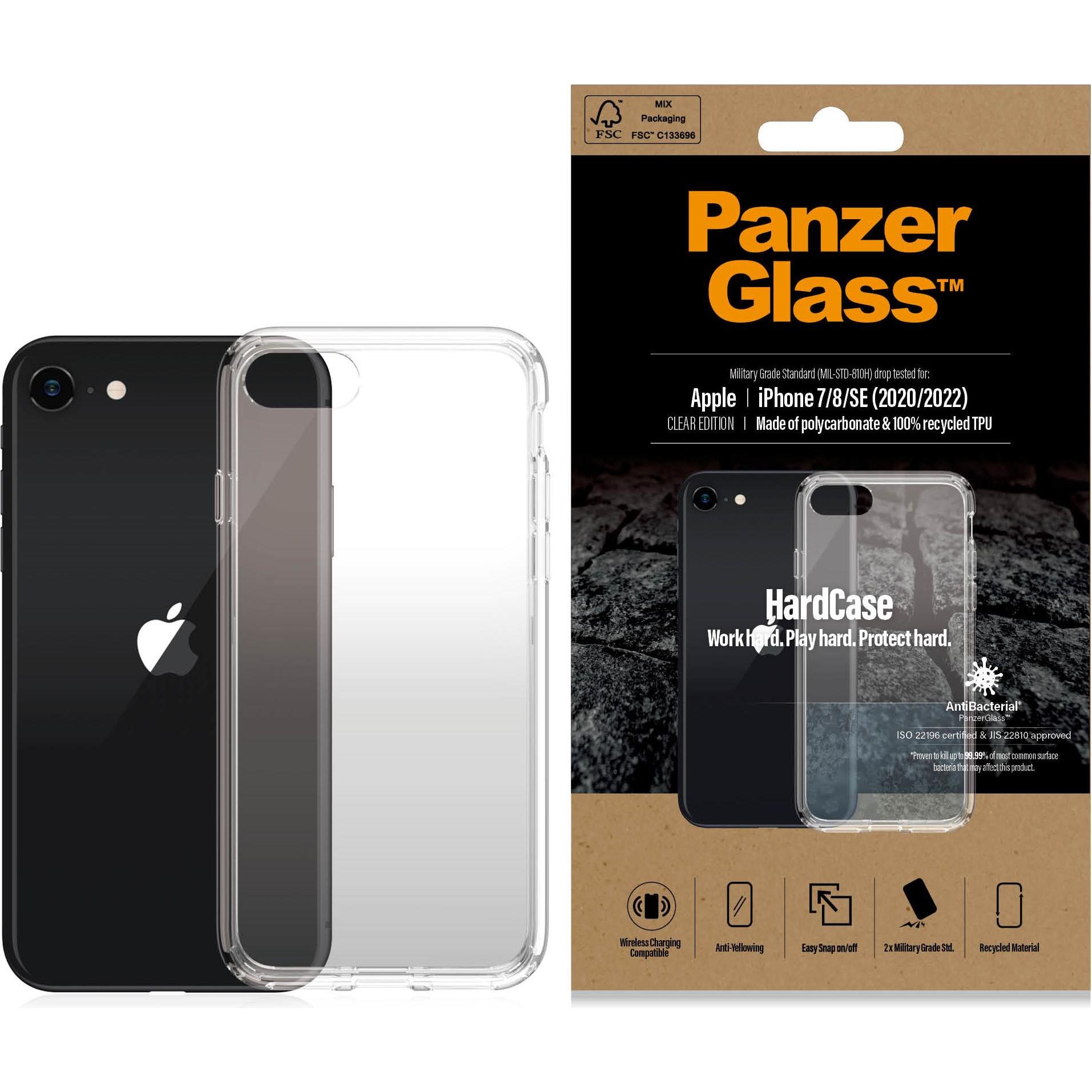 Panzerglass Trasparente Clearcase (Apple Iphone 7, Apple Iphone 8, Apple Iphone Se (Seconda Generazione), Apple Iphone Se (Terza Generazione)), Cover Smartphone,