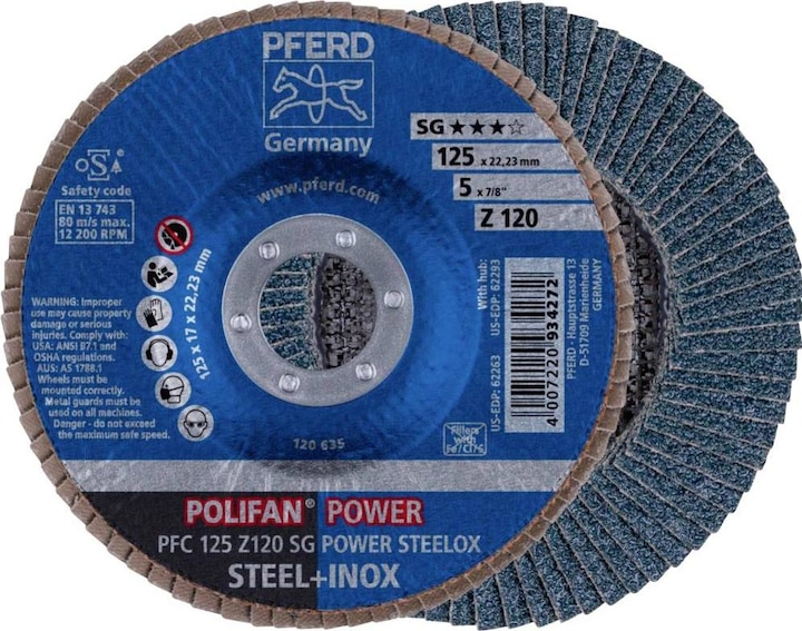 Pferd Lamellenschijf POLIFAN PFC SG POWER STEELOX (120)