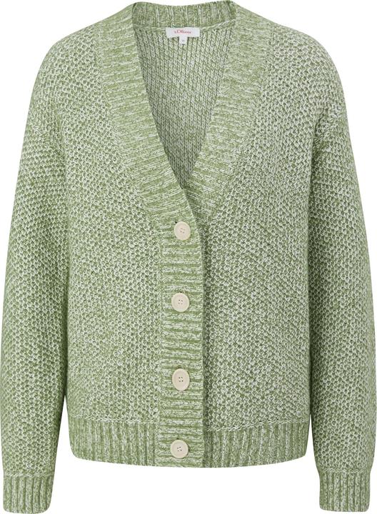 Produktbild s.Oliver Strickjacke Strickjacke aus Baumwollmix (40)