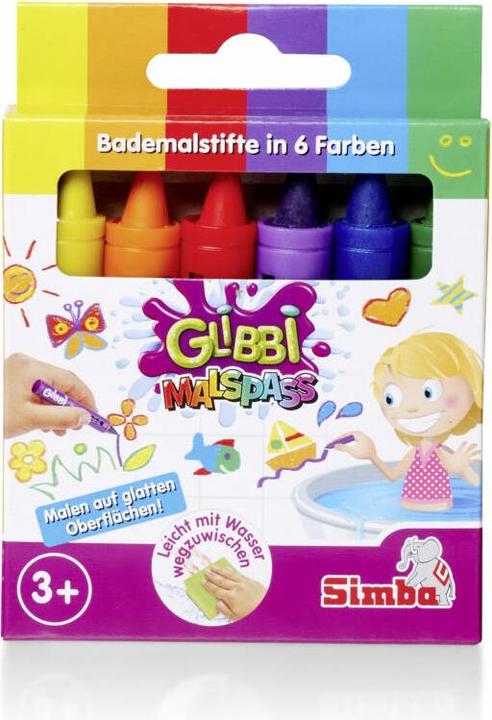 Actual product image Simba Glibbi painting fun, 6 pens
