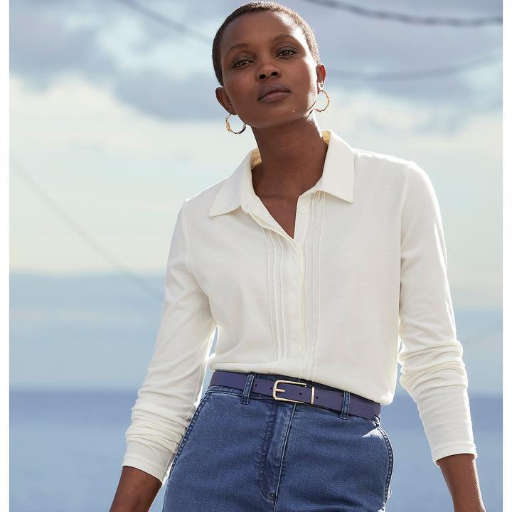 Produktbild Anne Weyburn Langärmeliges Poloshirt (44, 46)