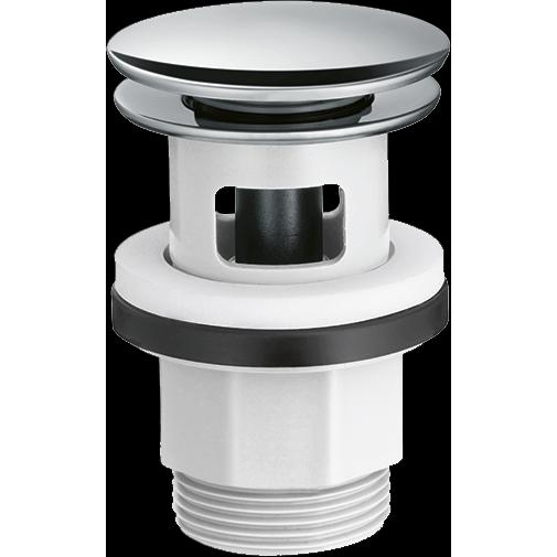 Thumbnail - hansgrohe, Zubehör Sanitärinstallation, HG Ablaufgarnitur PUSH-OPEN für Waschtisch- und Bidetmischer chrom