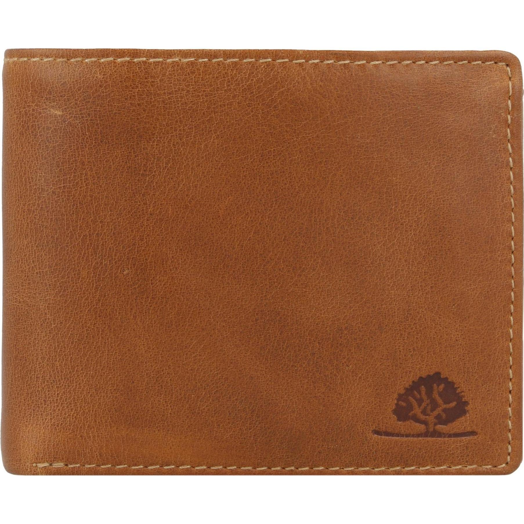 Greenburry, Herren, Portemonnaie, Tornado Geldbörse RFID Schutz Leder 12 cm, Braun