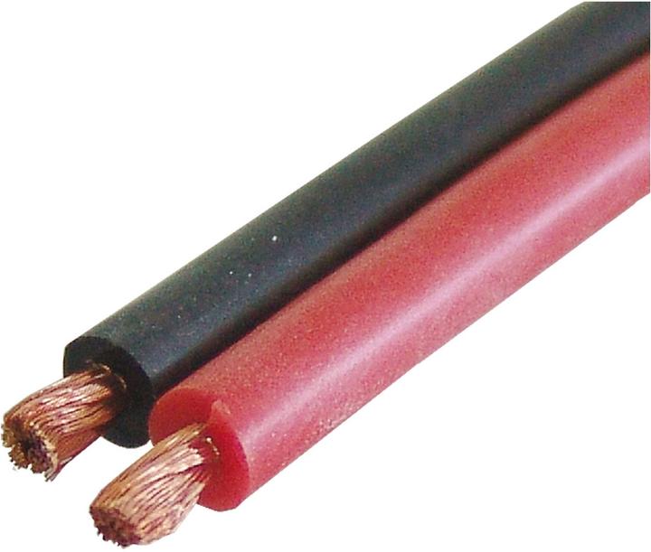 Actual product image Modellbau Lindinger silicone cable 0,75mm² red / black 1lfm each