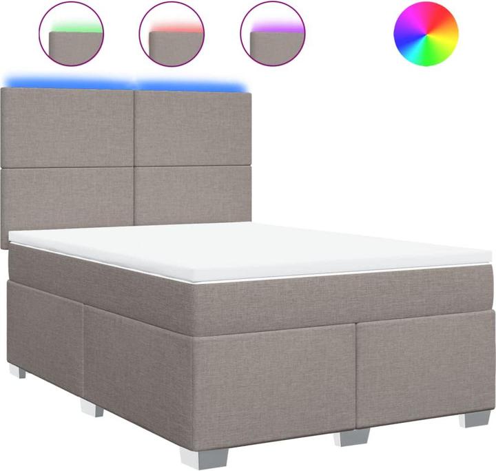 Actual product image vidaXL Boxspringbett (140 x 190 cm)