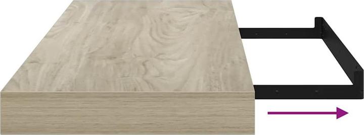Actual product image vidaXL Wandregal (23.50 x 60 x 3.80 cm)