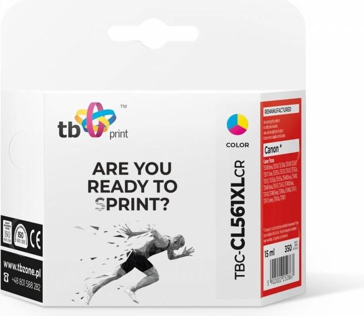 Productafbeelding Inkt voor Canon Pixma TS5350 CL-561XL TBC-CL561XLCR kleur vernieuwd