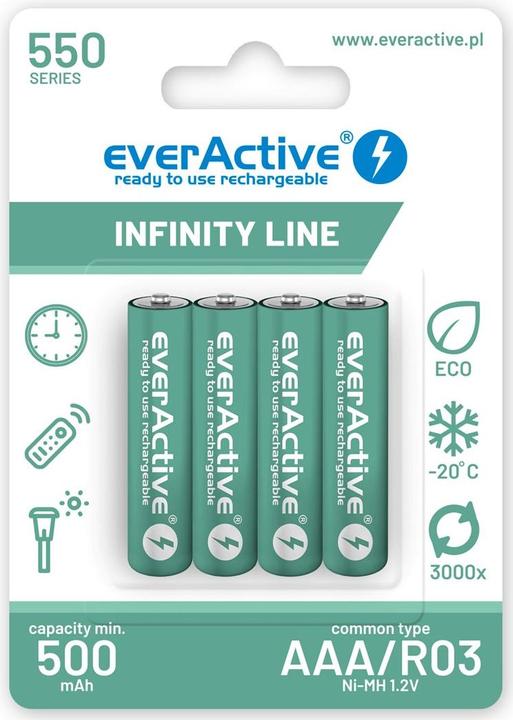 Everactive Infinity Line (4 pcs., AAA, 550 mAh)