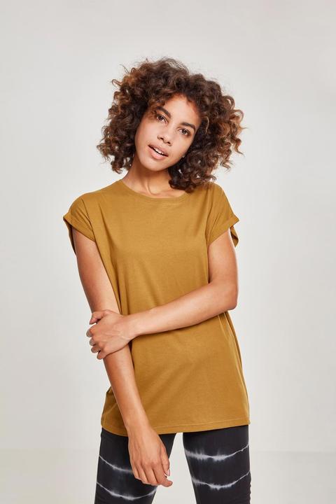 Actual product image Urban Classics Ladies Extended Shoulder Tee (L)