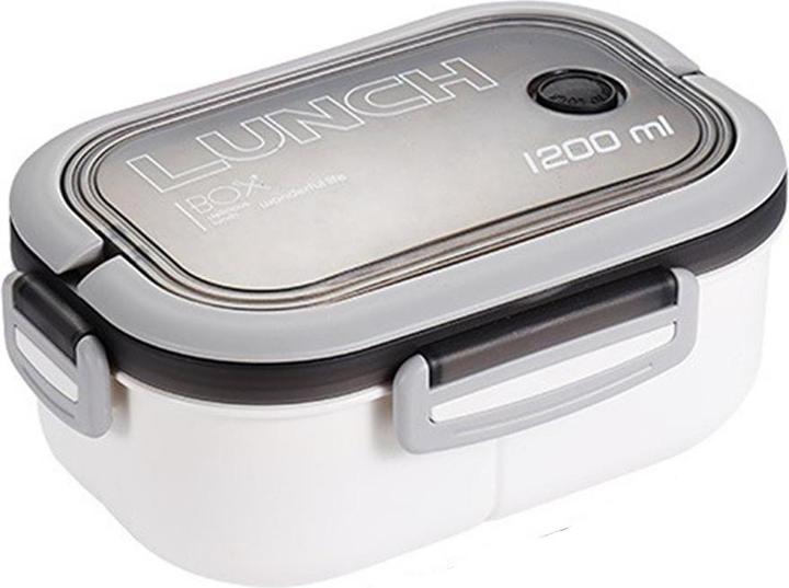 Actual product image JTI Lunch box with double layers and spoon and fork