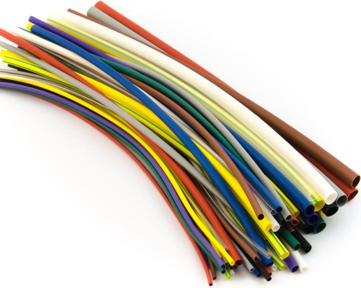 Produktbild Purecrea Schrumpfschlauch Set diverse Farben 55 Stück / Total 15m (55 x)