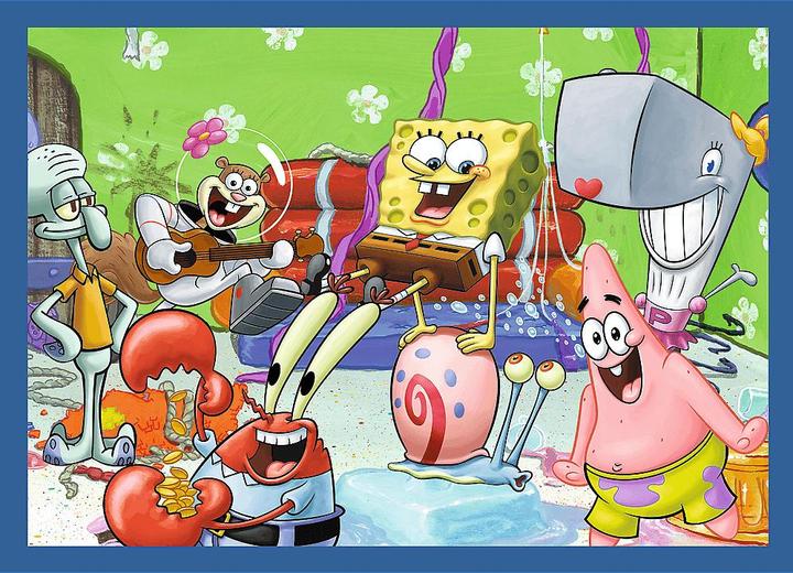 Produktbild Trefl 4 in 1 Puzzle 35, 48, 54, 70 Teile – Sponge Bob (70 Teile)