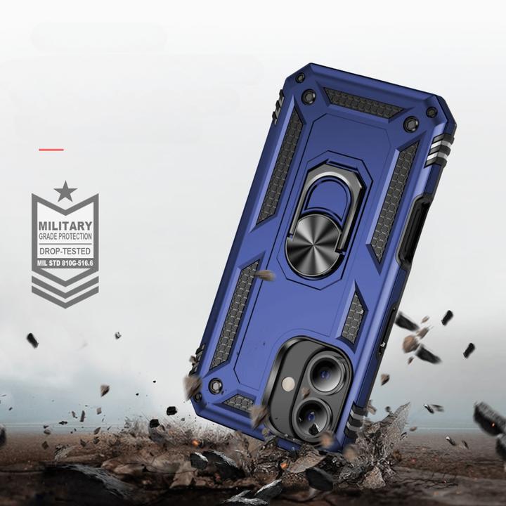 Produktbild Cover-Discount iPhone 16 - Robustes Back Cover mit Kickstand (Apple iPhone 16)