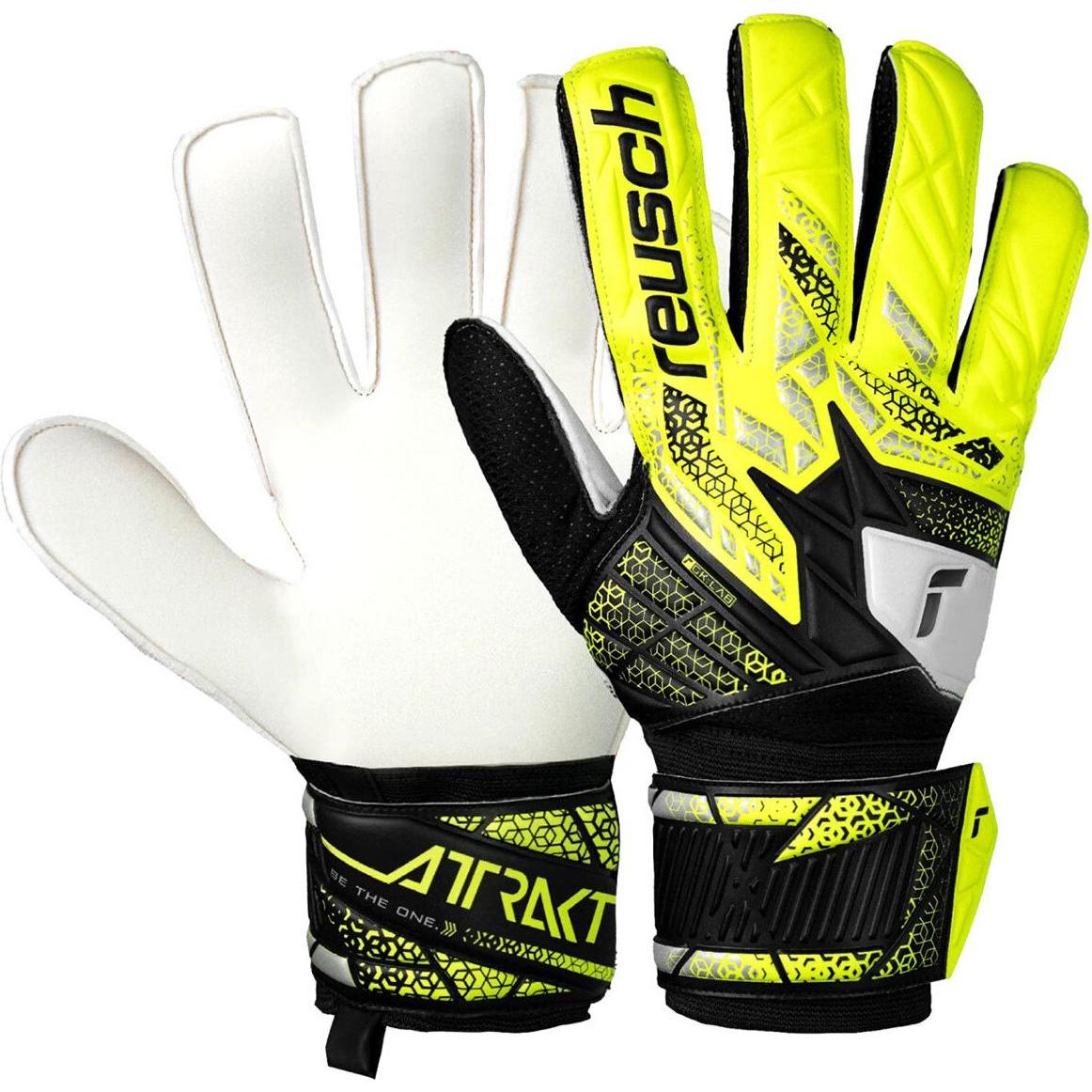 Reusch, Handschuhe, Attrakt Solid, Schwarz, (10.5)