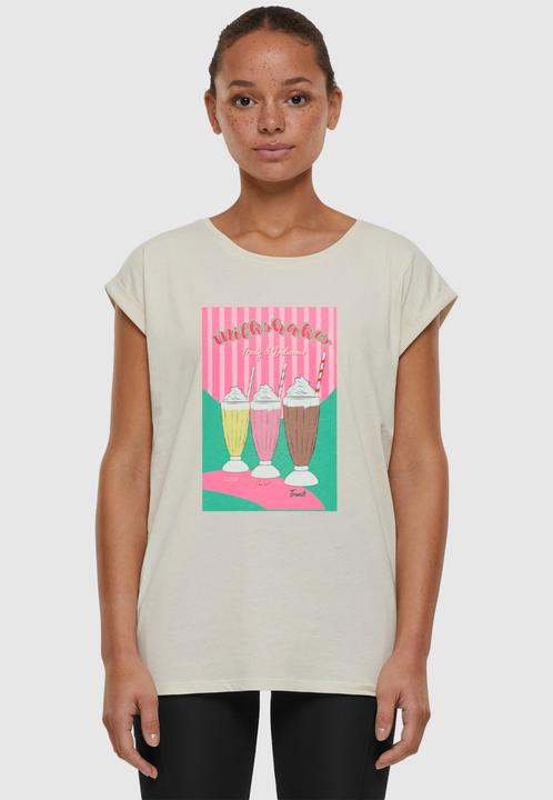 Actual product image Mister Tee MisterTee Ladies Milkshake Tee - Extended Shoulder Tee - 178079 (XL)