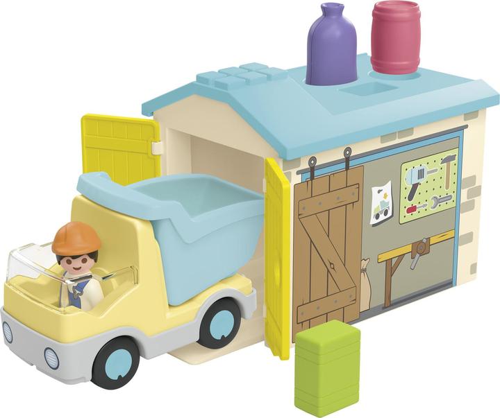 Produktbild Playmobil LKW mit Sortiergarage