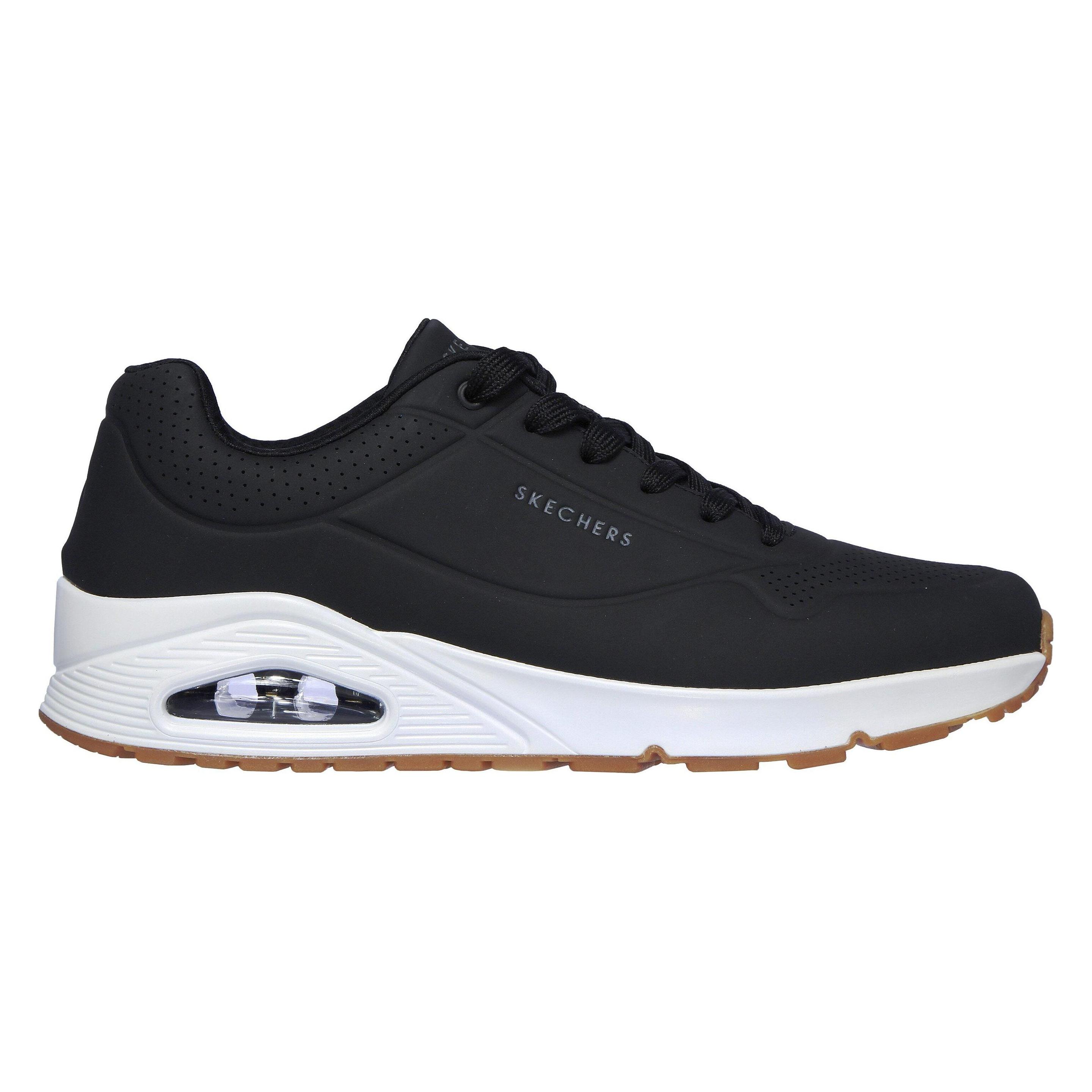 Skechers, Mannen, Sneakers, Uno Stand On Air Sneaker Heren, Zwart, (42)