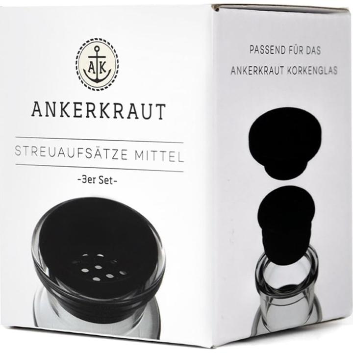 Produktbild Ankerkraut Gewürze Korkenglas Streuaufsatz mittlere Lochgrösse (Diverse Gewürze)