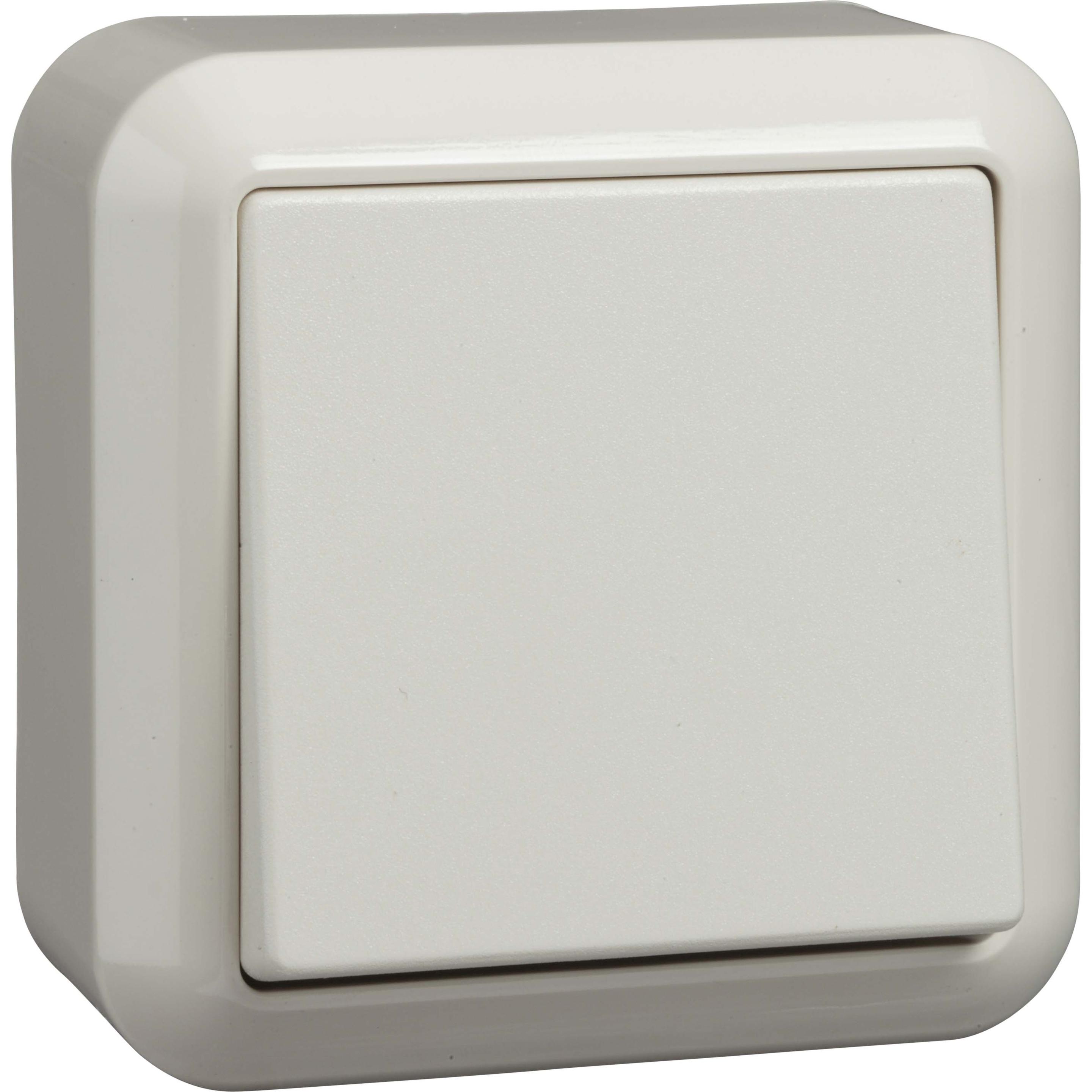 Thumbnail - Schneider Electric AP-Wechseltaster, Taster + Schalter, Weiss