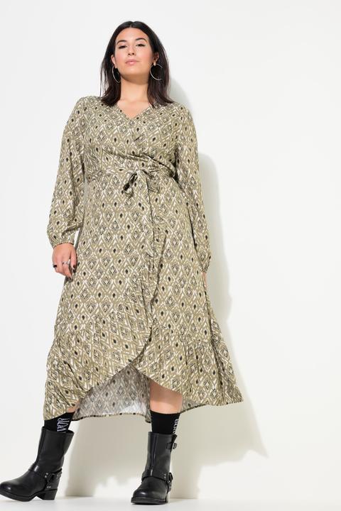 Produktbild Studio Untold Maxikleid, A-Line, Allover-Print, Wrap-Effekt (42, 44)