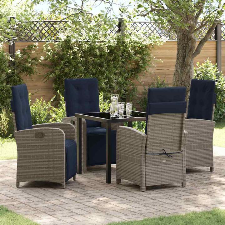 Produktbild vidaXL Outdoor Essensemble (80 x 80 x 73 cm)