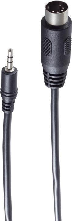 Produktbild Shiverpeaks BS30822 Audio-Kabel 1,5 m 3.5mm DIN (5-pin) Schwarz (1.50 m)