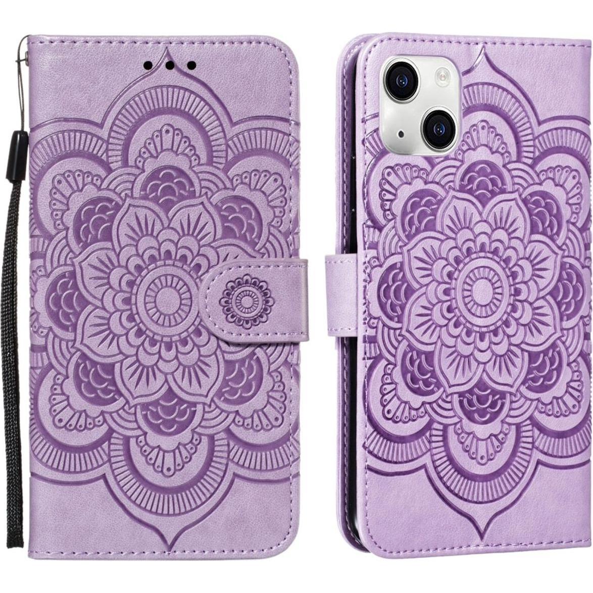 König Design Schutz Handy Hülle für Apple iPhone 15 Plus Case Cover Klapp Tasche Wallet Etuis (Apple iPhone 15 Plus), Sm...