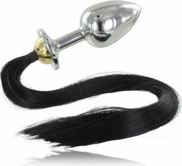 Metal Hard Metalhard Black Hair Pony Plug Anal 8.89cm - buy at Galaxus -  Galaxus