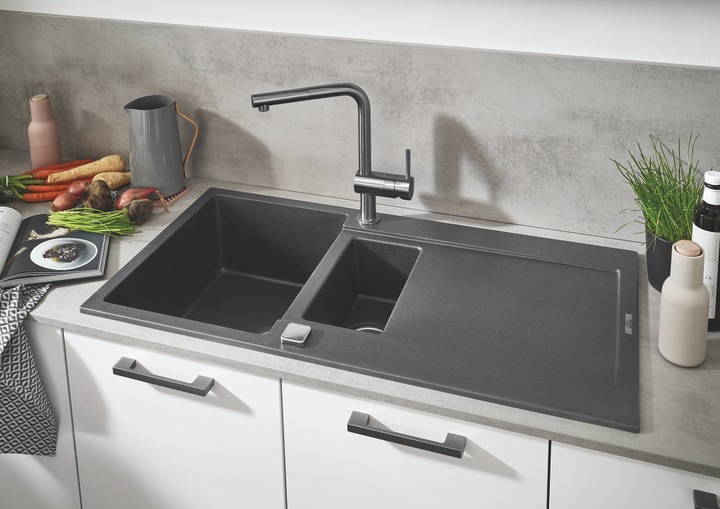 Immagine prodotto Grohe Einhand-Spültischbatterie MINTA 1/2Zoll, C-Auslauf cool sunrise gebürste
