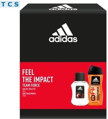 Immagine prodotto adidas Set regalo Team Force Eau De Toilette 50 ml Gel doccia 250ml (Set profumo)