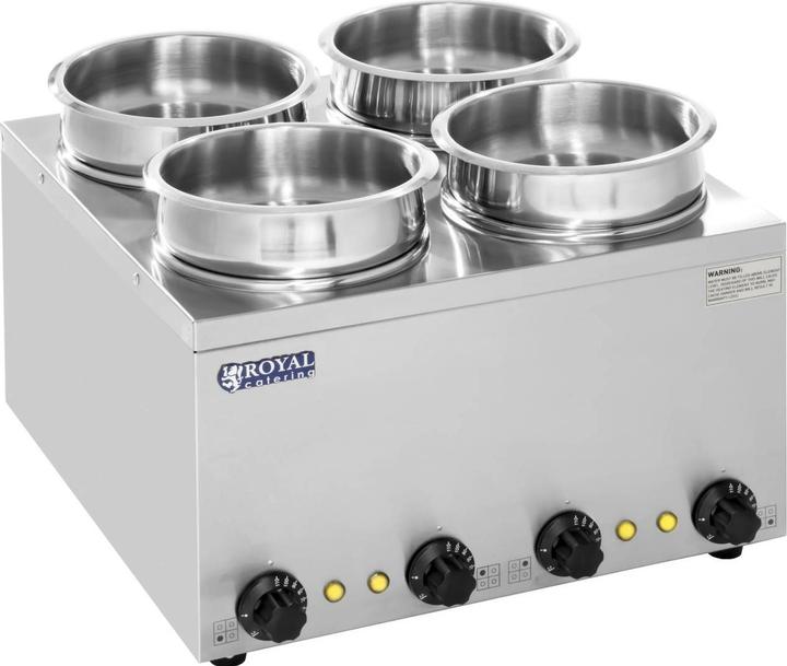 Actual product image Royal Catering Soup Dispenser - 4 pots - 2,75 litres - 600 W