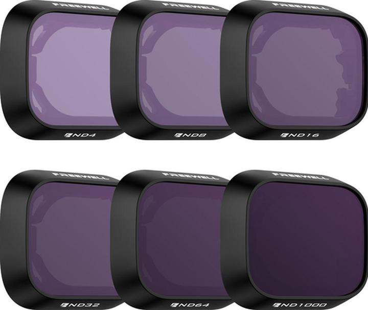 Actual product image Freewell Filters All Day (6-Pack) (Drone filters, DJI Mini 3, DJI Mini 3 Pro)