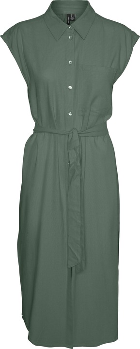 Vero Moda VMMYMILO Langes Kleid Hemdblusenkleid