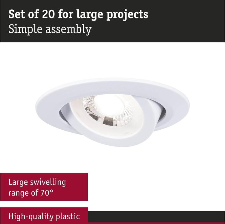 Actual product image Paulmann Recessed luminaires (580 lm)