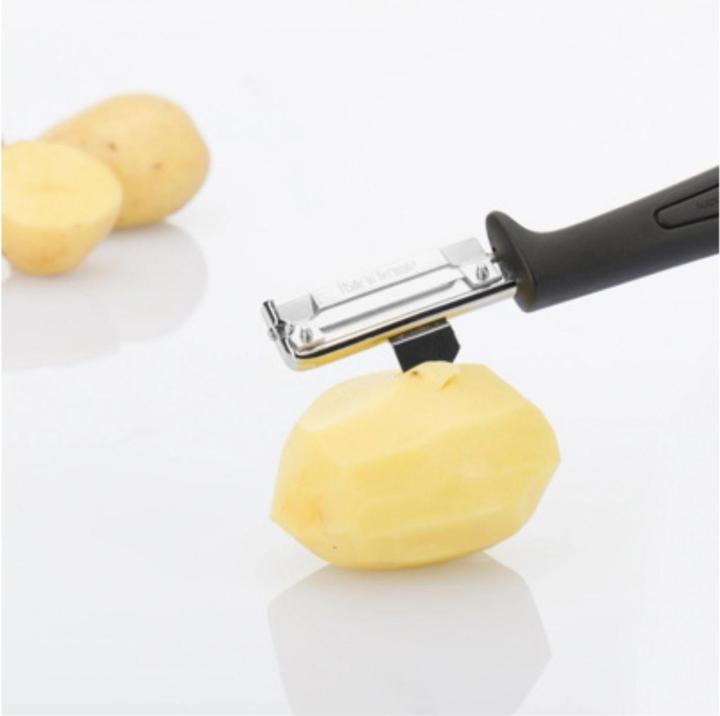 Produktbild Westmark 28032270 Sparschäler Gentle für Linkshänder, PP/Edelstahl, schwarz / silber, 16,5 x 3,7 x 1