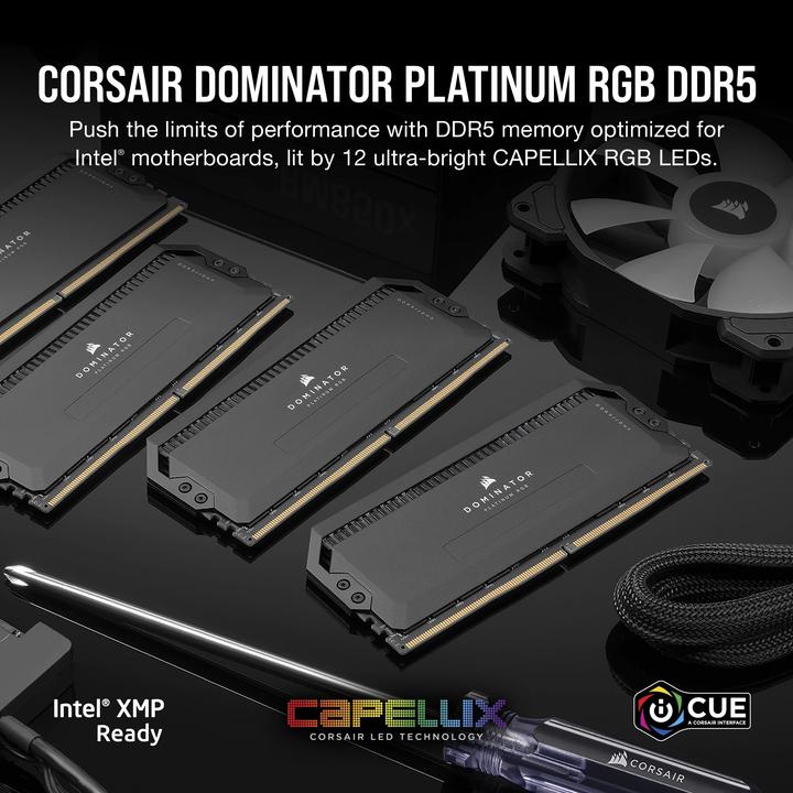 Produktbild Corsair Dominator (2 x 32GB, 6800 MHz, DDR5-RAM, DIMM)