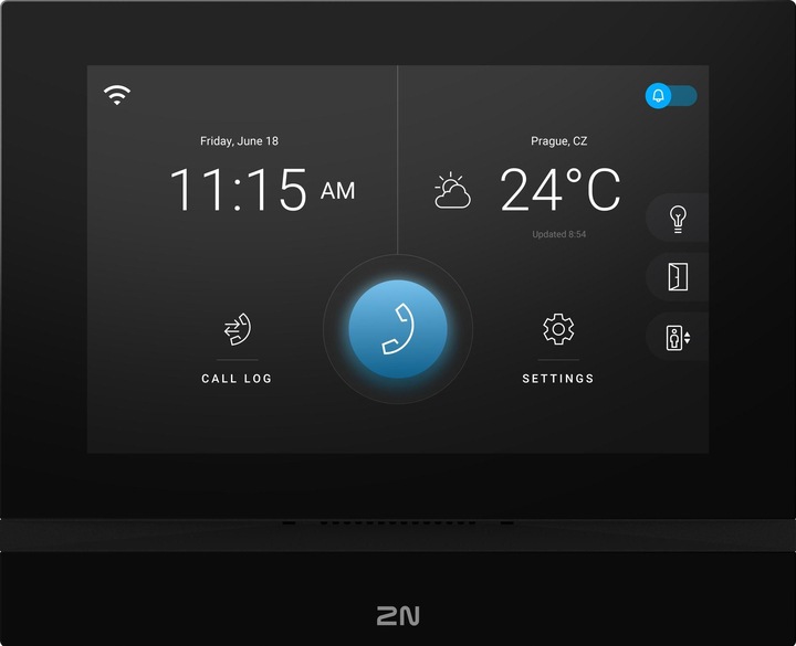 Image du produit 2N Station intérieure Indoor View avec WLAN, noir (WiFi)
