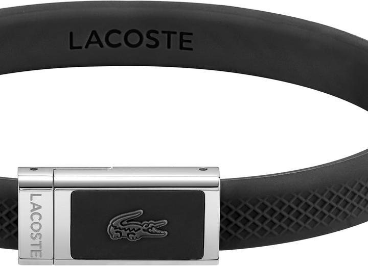 Actual product image Lacoste Black silicone bracelet 2040114 (Silicone)