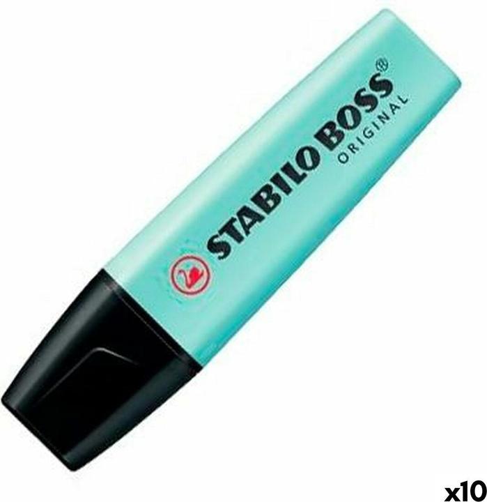 Produktbild STABILO Leuchtmarker BOSS Pastell Türkis (10x)