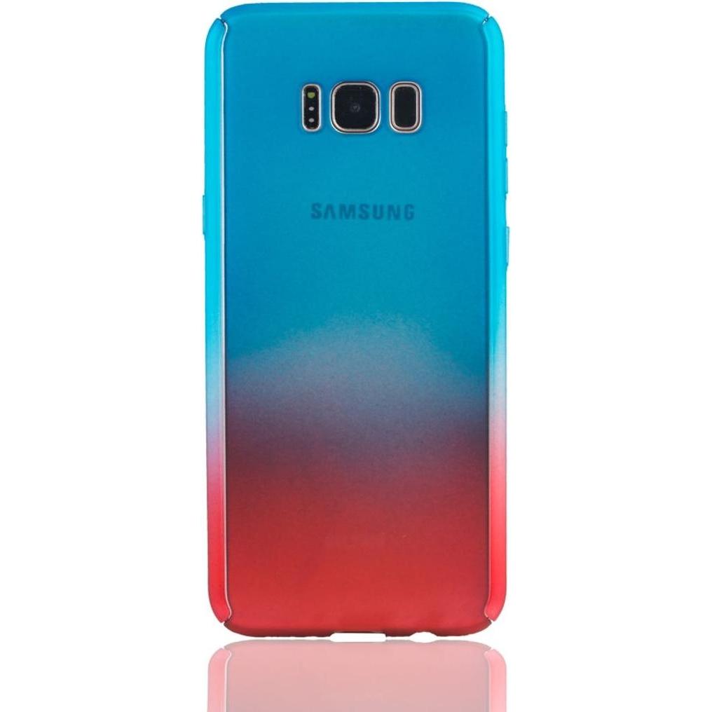 Thumbnail - König Design Hülle Handy Schutz für Samsung Galaxy S8 Plus Full Case Cover Displayschutz Rot (Samsung Galaxy S8+), Smart...