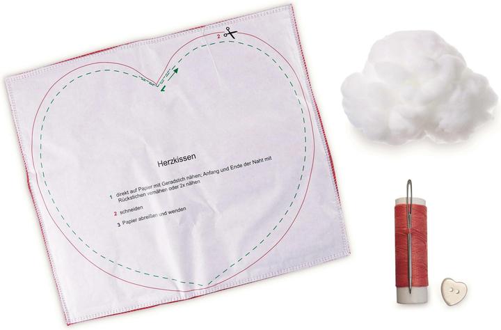 Actual product image Cuci Cuci Heart sewing kit