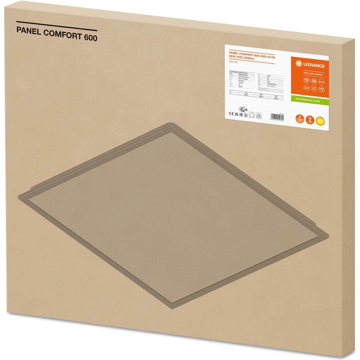 Thumbnail - Ledvance, Wandleuchte + Deckenleuchte, LEDV LED-Einbauleuchte (3640 lm)