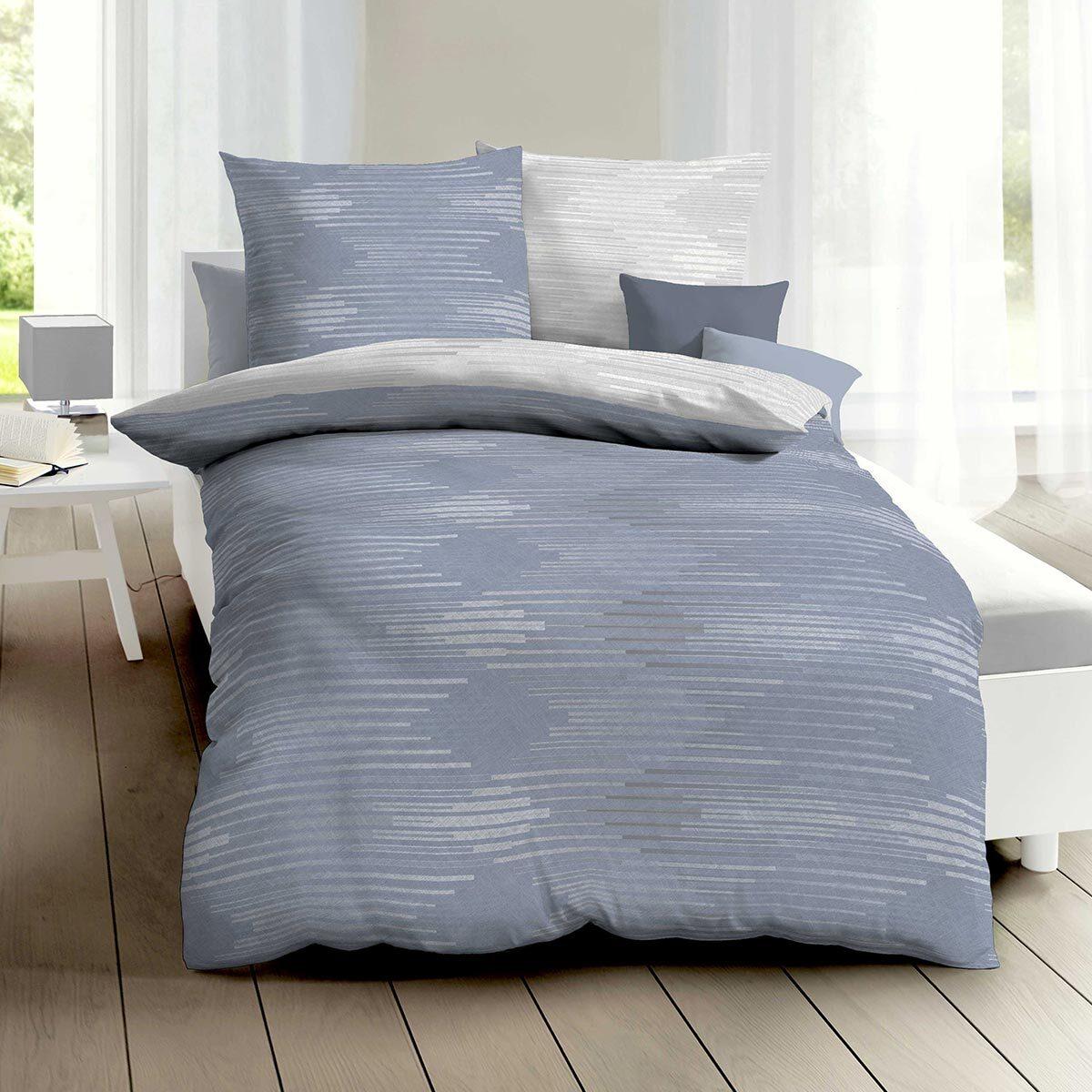 Thumbnail - Traumschlaf, Bettwäsche, Ikat (Bettwäsche Set, 80 x 80 cm, 240 x 220 cm)