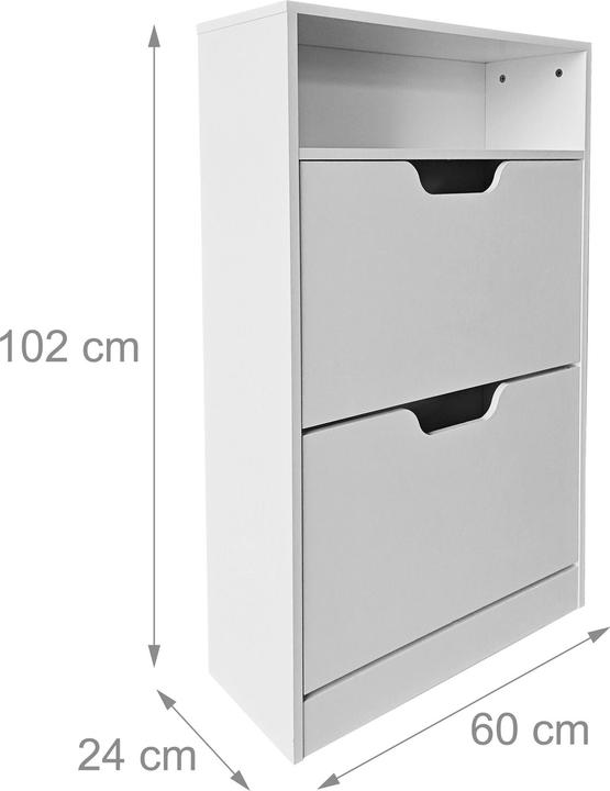 Produktbild Relaxdays Schuhschrank (60 x 24 x 102 cm)