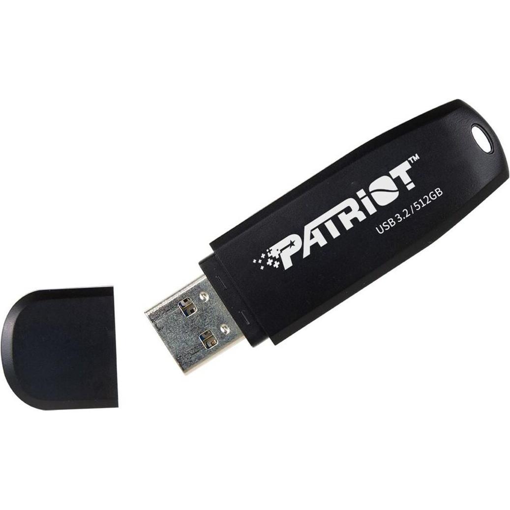 Patriot Core 512GB Tipo A USB 3.2 80MB/s czarny (512 GB, USB-A), Chiavetta USB, Nero